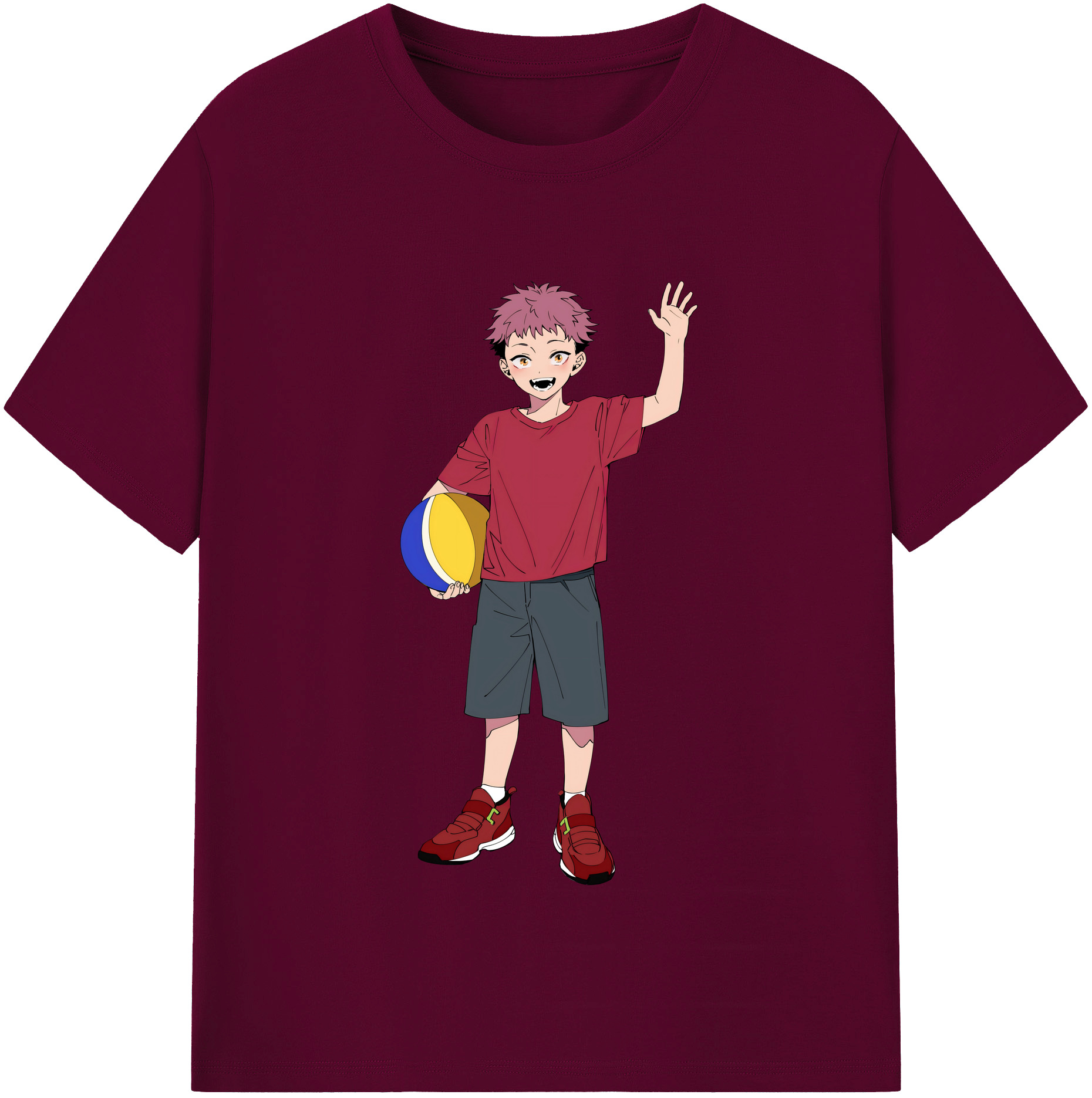 （画像用） 呪術廻戦 Jujutsu Kaisen レディースカジュアルプリントTシャツ（綿100％）
